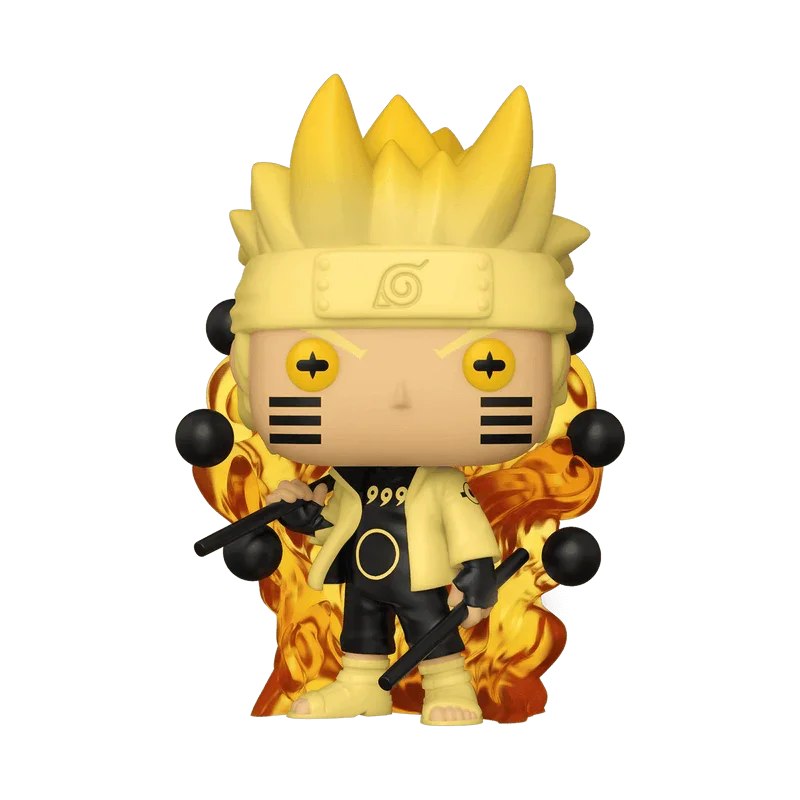 Funko Pop Naruto Figur originalverpackt, 9 cm, auf weißem Hintergrund.