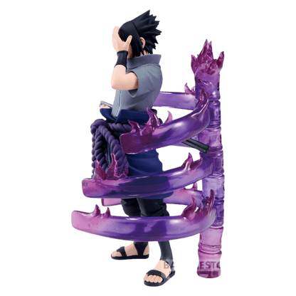 Sasuke Uchiha Effectreme Figur – 15 cm, Naruto Shippuden, beeindruckende Effekte, AnimeGo Schweiz
von der Seite