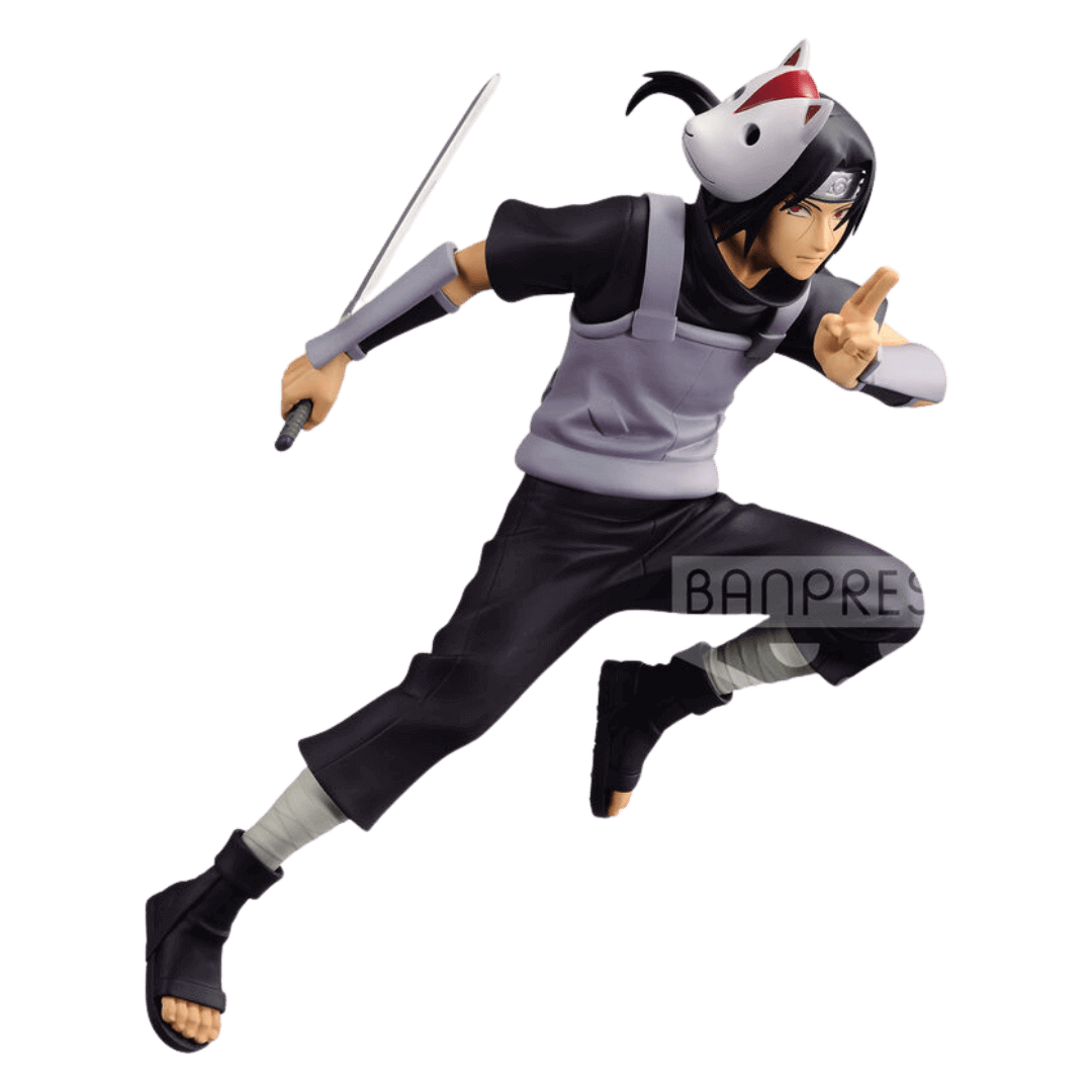 Naruto Shippuden Uchiha Itachi Vibrations Stars Figur 16 cm  von der Seite - bei AnimeGo