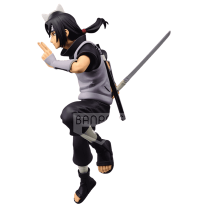 Naruto Shippuden Uchiha Itachi Vibrations Stars Figur 16 cm  von der Seite - bei AnimeGo