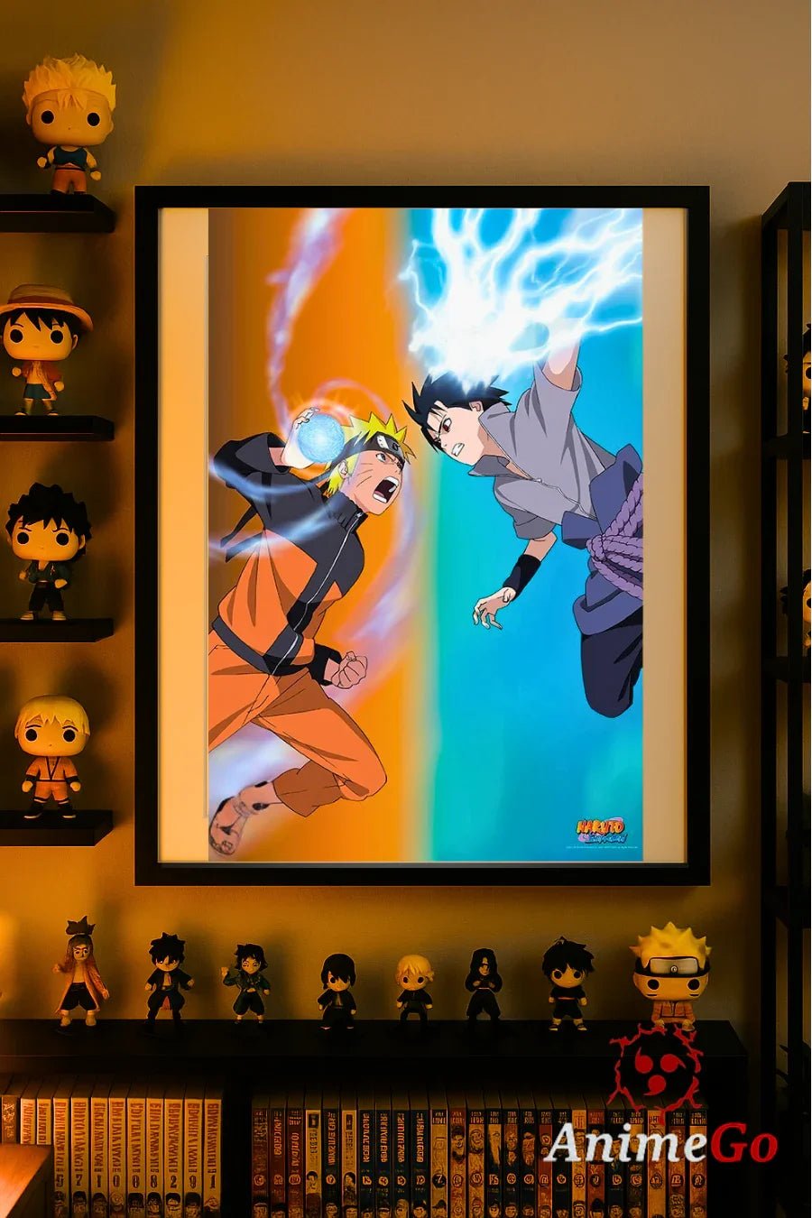 Naruto vs. Sasuke – Poster (91,5 × 61 cm) - AnimeGo