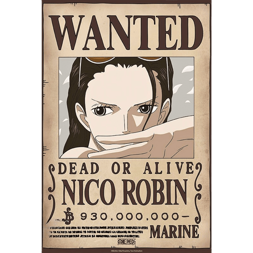 One Piece Poster – Nico Robin Wanted 52x38 cm | AnimeGo