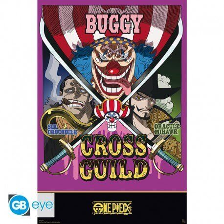 One Piece Poster – Cross Guild Allianz 91,5x61 cm, hochwertiger Glanzdruck, FSC-zertifiziert - AnimeGo