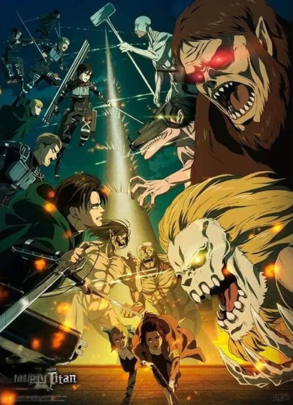 Paradis vs. Mahr – Chibi - Poster (52 × 38 cm) - AnimeGo