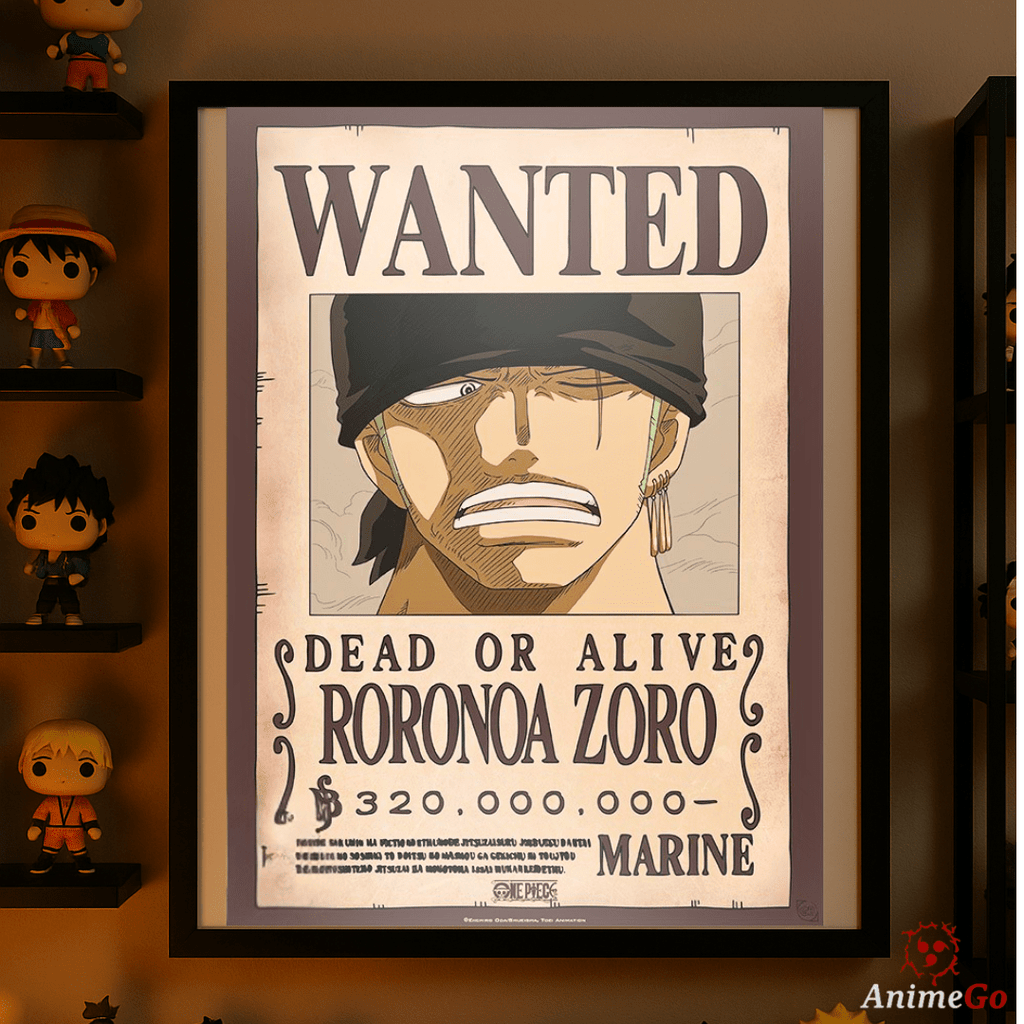 Roronoa Zoro – Wanted Poster (2 Größen) - AnimeGo
