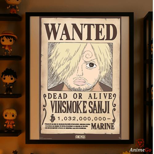 One Piece Poster – Sanji Wanted Wano | AnimeGo Switzerland