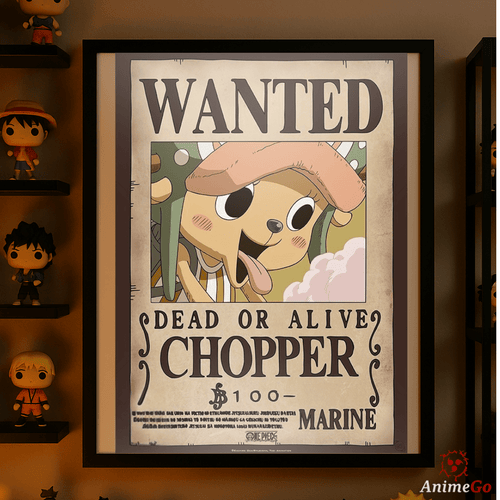 One Piece Poster – Chopper Wanted 52x38 cm | AnimeGo