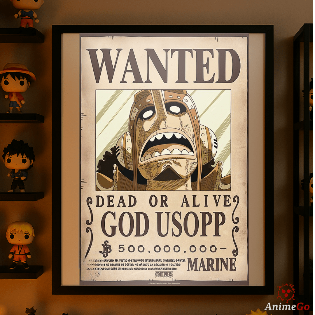 Usopp (Wano) – Wanted Poster (52 × 38 cm) - AnimeGo